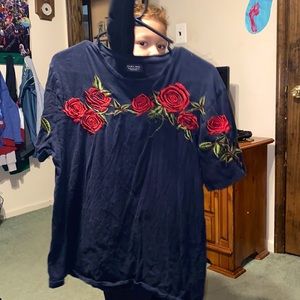 Zara rose shirt mens